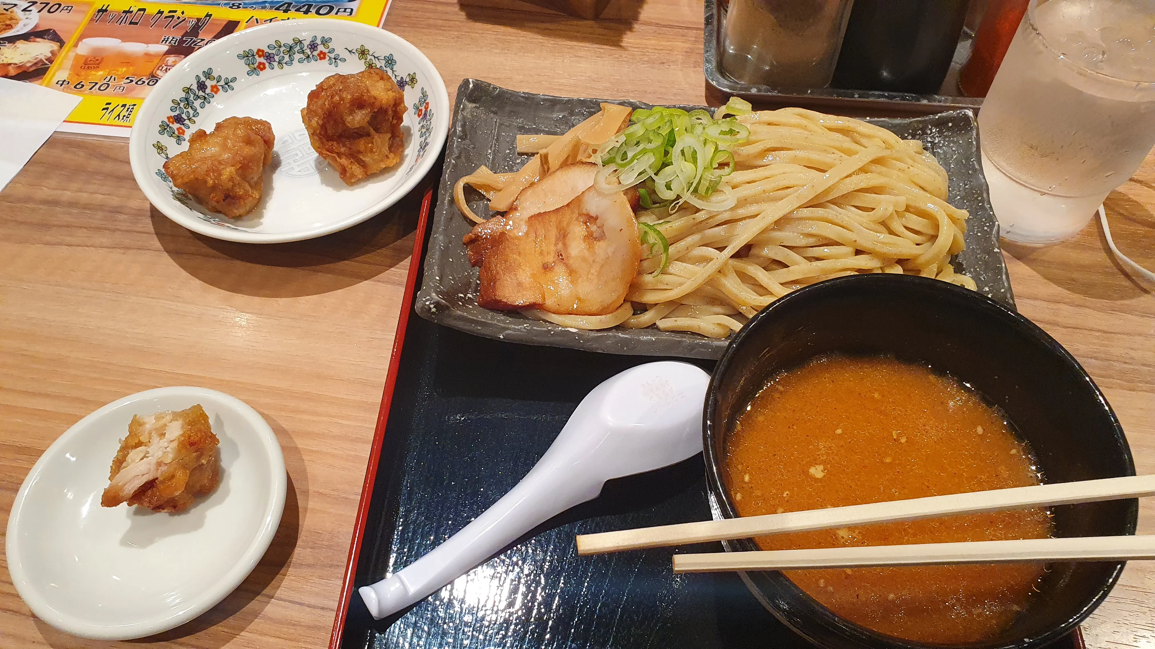新千歳空港のつけ麺の写真